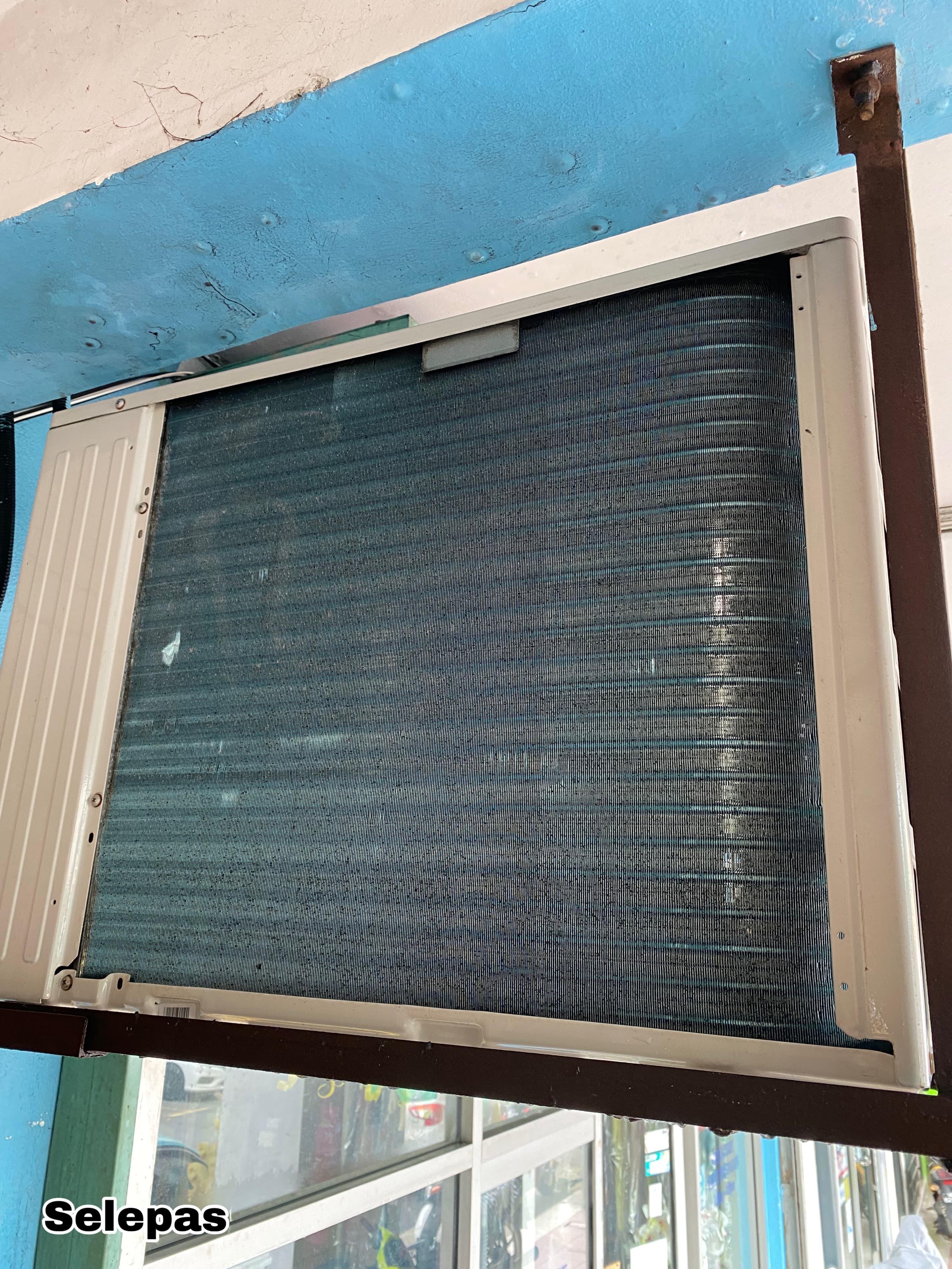 After Condenser Coil Cleaning